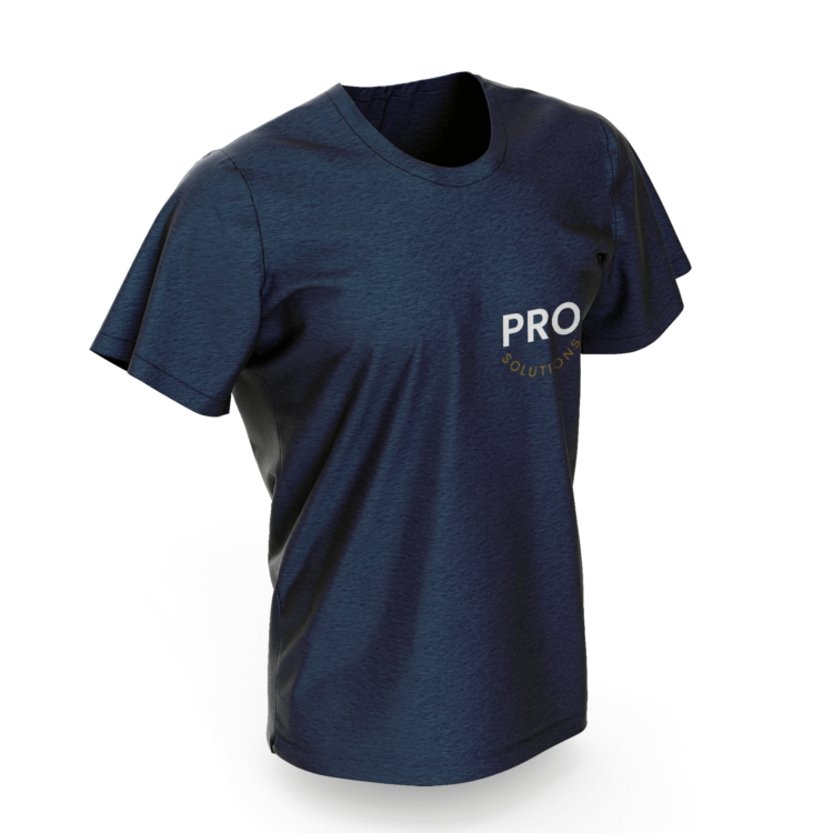 Unisex blue polo