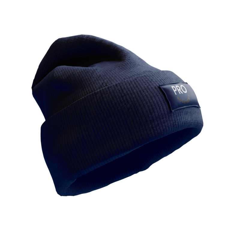 Blue Wool Beanie