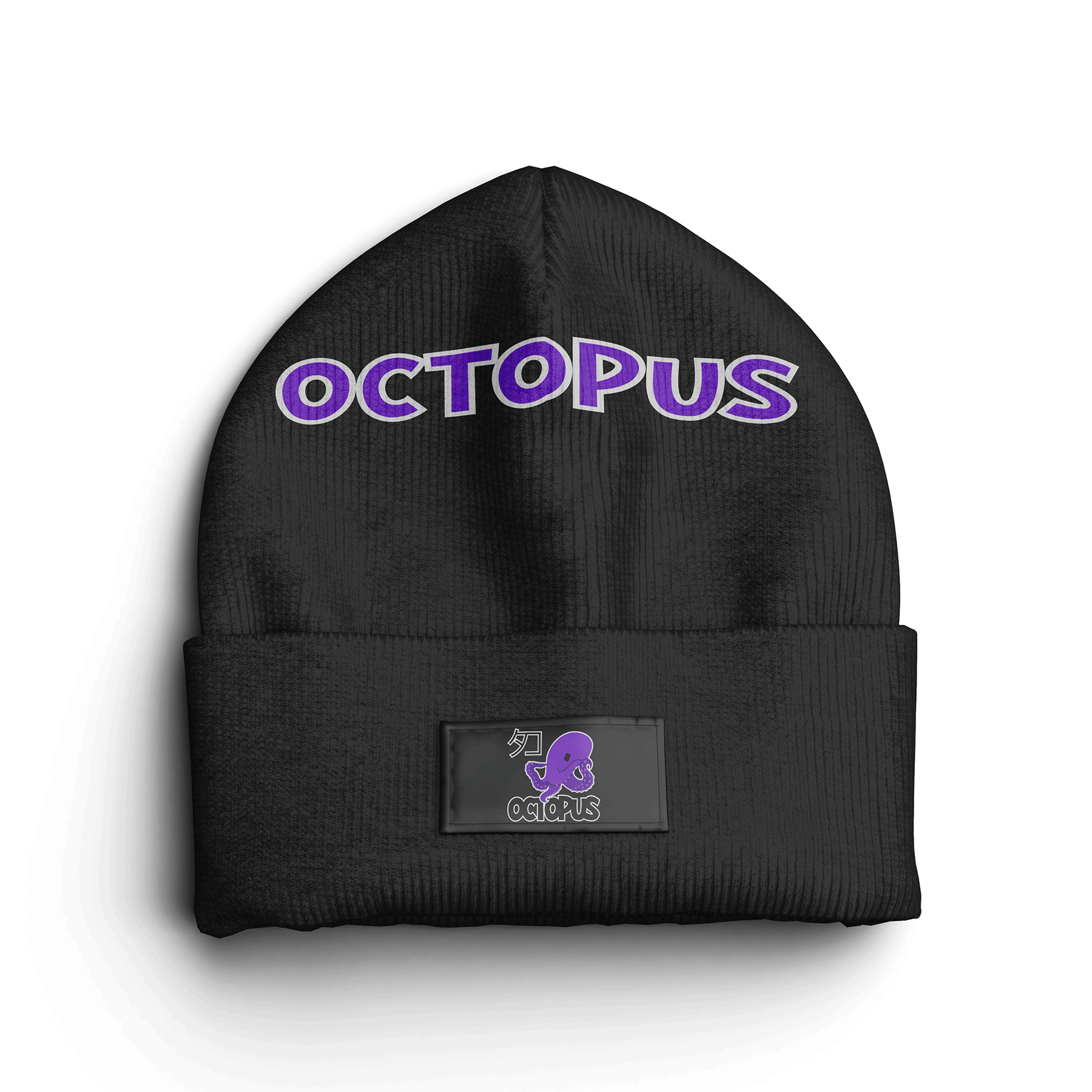 Black Knit Beanie - Image 3