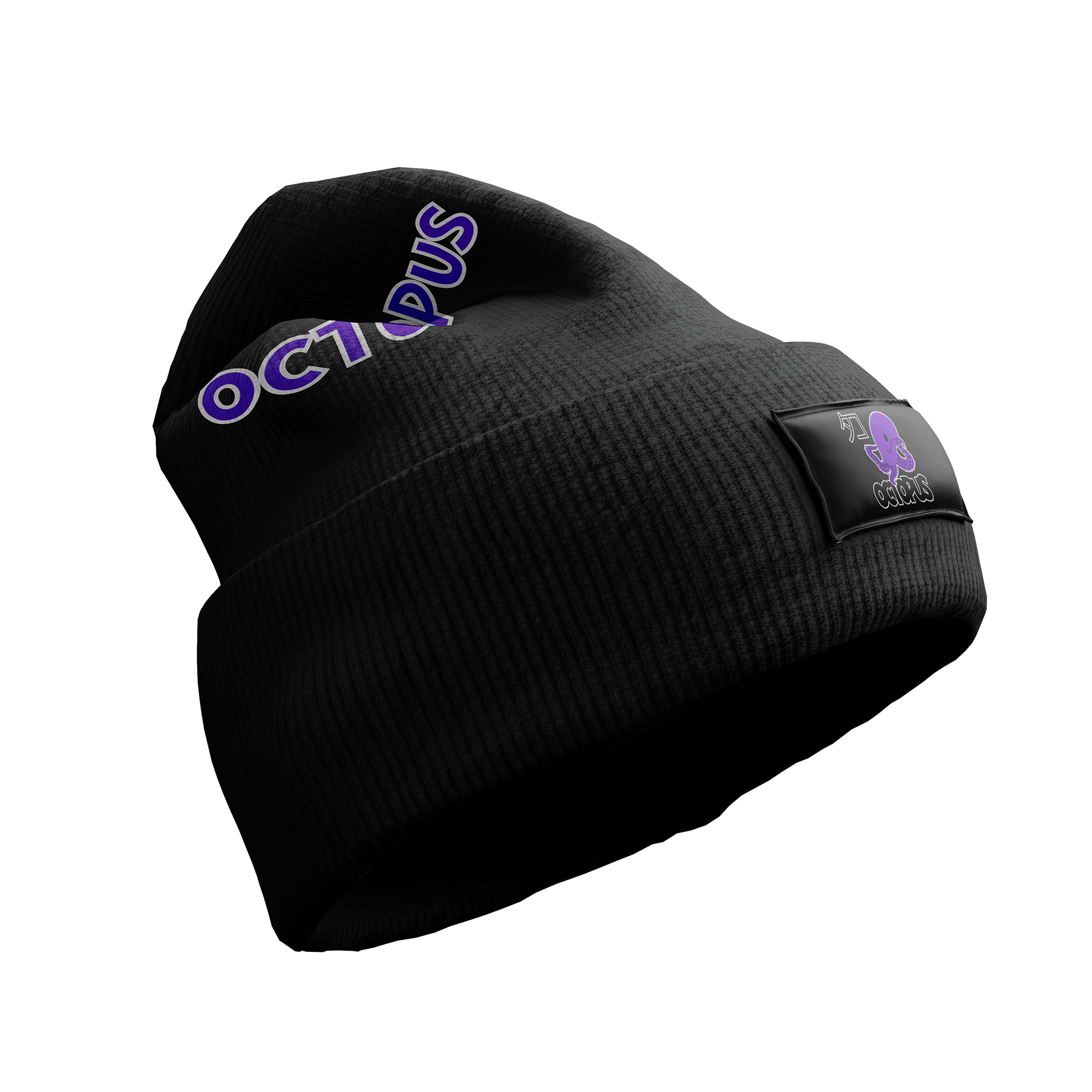 Black Knit Beanie - Image 2