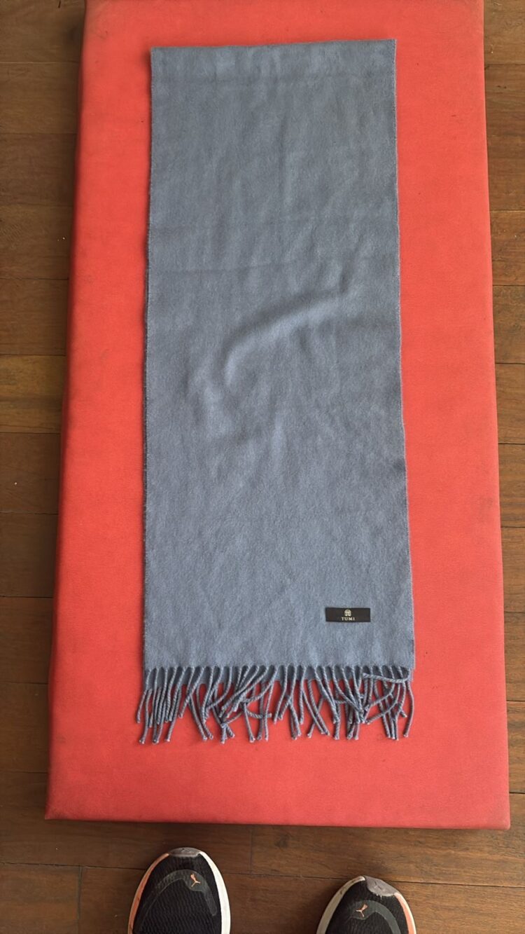 Baby Alpaca Scarf Light Grey